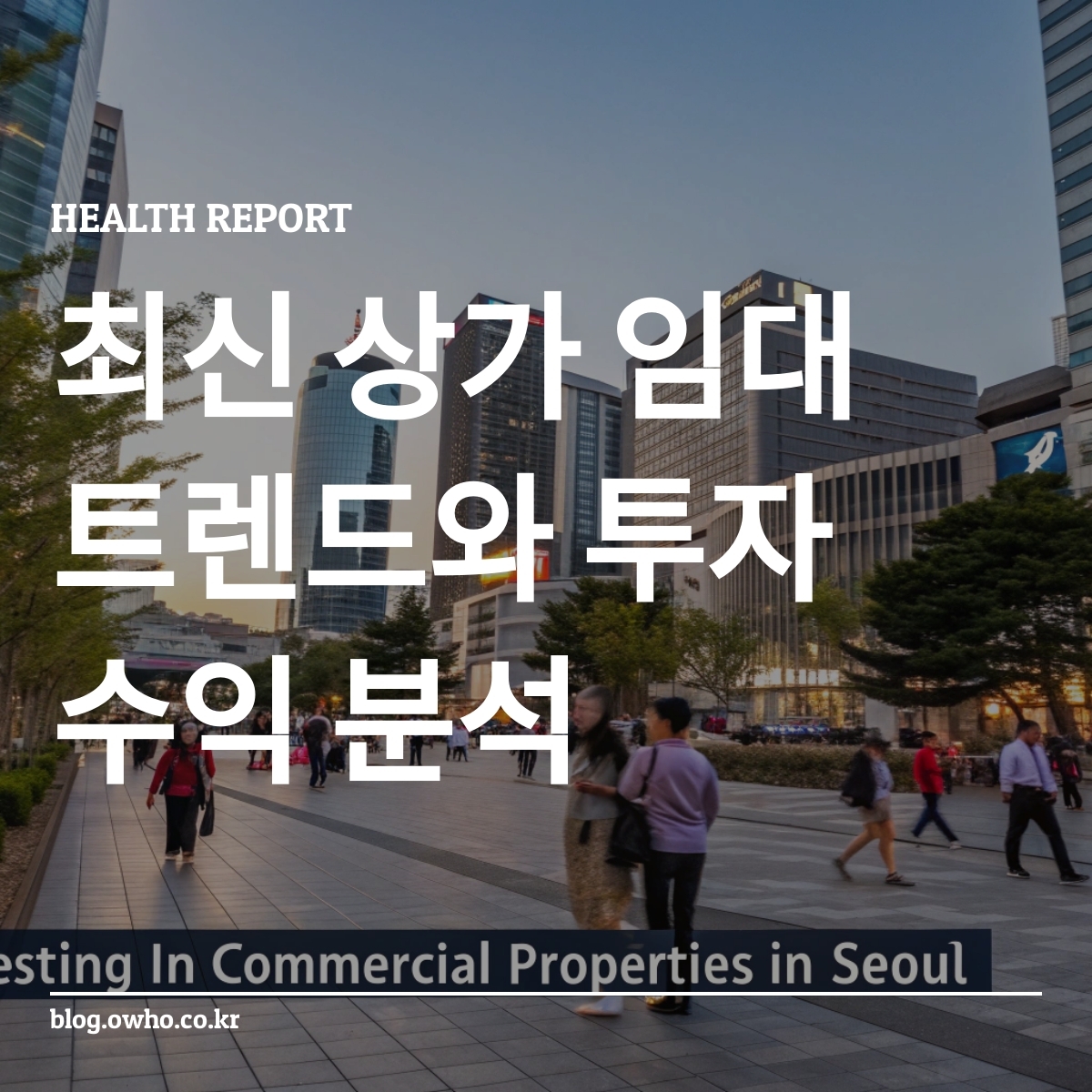서울의 상업지구와 상가 건물