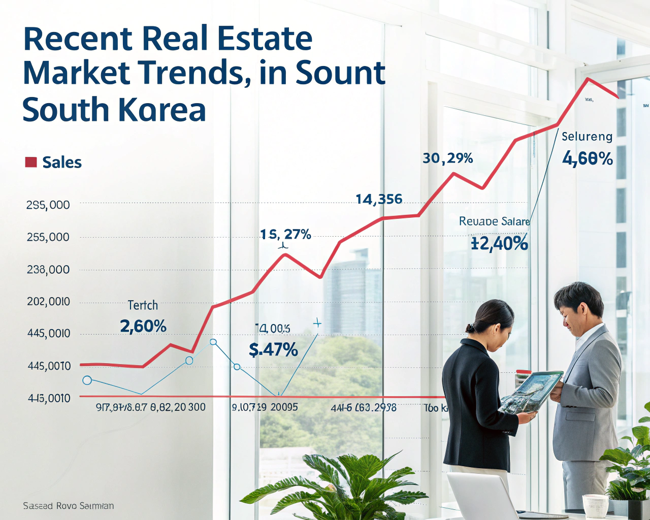 최근 한국 부동산 시장 동향 그래프